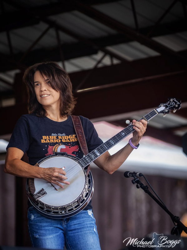 Kristin Scott Benson with The Grascals at Rudy Fest 2026 - photo © Michael Boggs