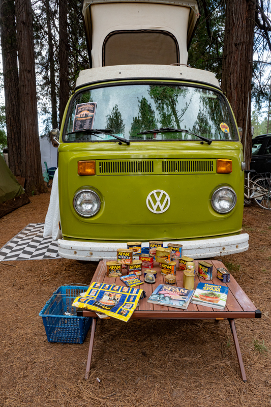 Camp Spam at the 2026 CBA Father's Day Bluegrass Festival - photo © Alan M Bond