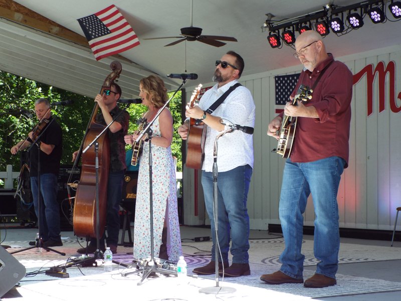 Ashleigh Graham & Appalachian Highway at the Bill Monroe Bluegrass Festival - photo © Jack E. Harden