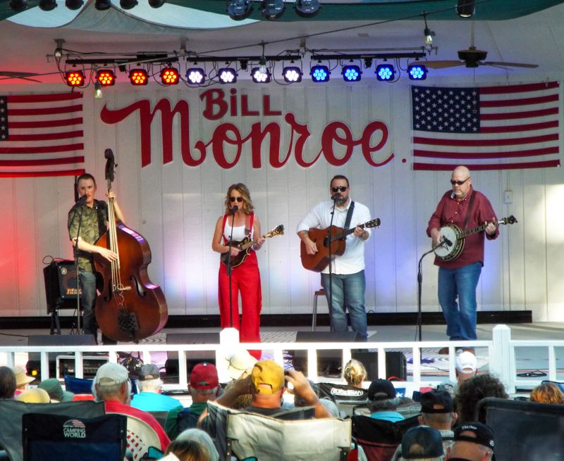 Ashleigh Graham & Appalachian Highway at the Bill Monroe Bluegrass Festival - photo © Jack E. Harden