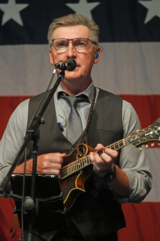 Alan Bibey with Balsam Range at Lake Junaluska, NC (7/2/26) - photo © Jeff Lahr
