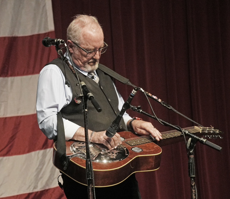 Tim Surrett with Balsam Range at Lake Junaluska, NC (7/2/26) - photo © Jeff Lahr