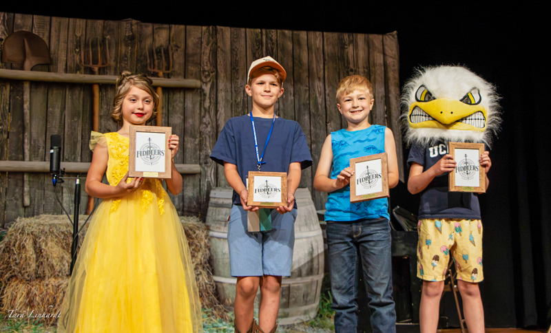 Certified contest winners Wednesday night at the 2026 National Oldtime Fiddlers' Contest & Festival - photo © Tara Linhardt