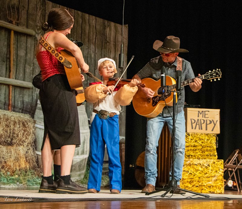 Certified Contestant playing the Popeye tune (Sailors Hornpipe) at the 2026 National Oldtime Fiddlers' Contest & Festival - photo © Tara Linhardt