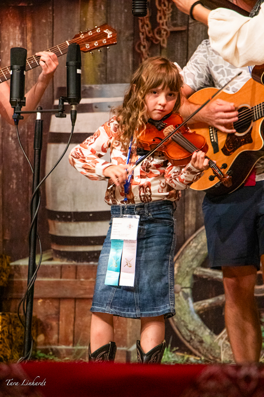 Contestant at the 2026 National Oldtime Fiddlers' Contest & Festival - photo © Tara Linhardt