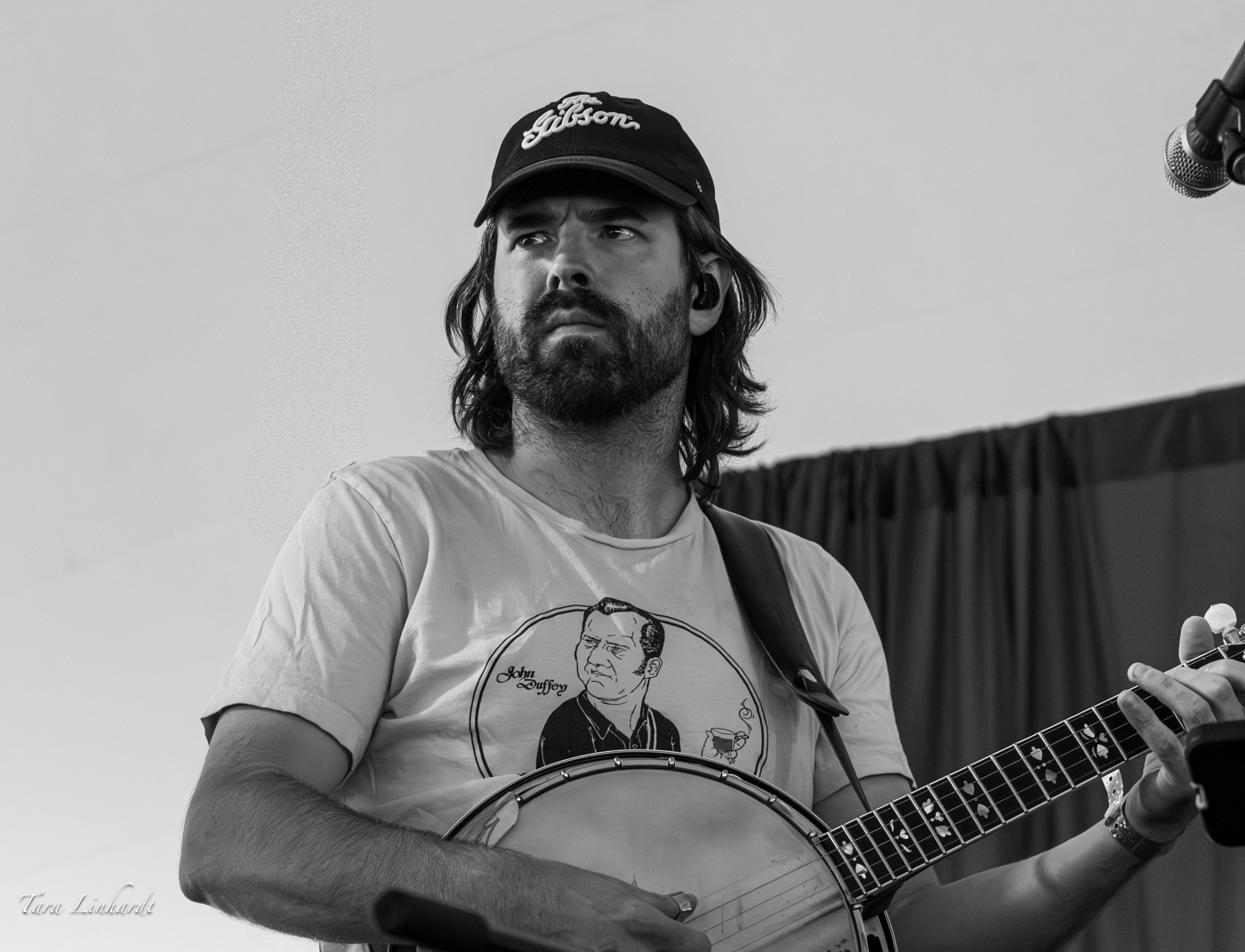 Cory Walker with East Nash Grass at the 2026 Grey Fox Bluegrass Festival - photo © Tara Linhardt