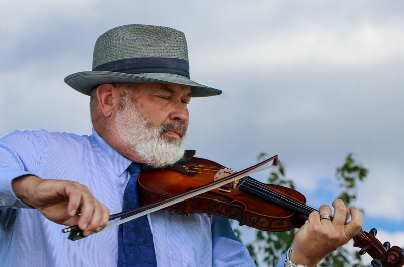 Dan Kessinger in Adult Old-time Fiddle competition at the 2026 Abingdon Fiddlers' Convention - photo © G. Nicholas Hancock