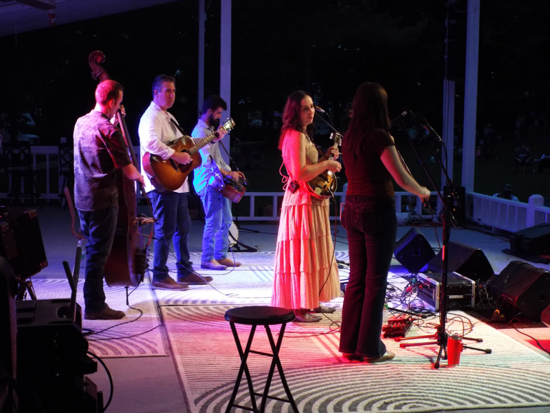 Darin & Brooke Aldridge at the Bill Monroe Bluegrass Festival - photo © Jack E. Harden