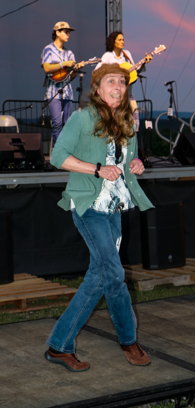Debbie Yates in Adult Flatfoot Dance competition at the 2026 Abingdon Fiddlers' Convention - photo © G. Nicholas Hancock