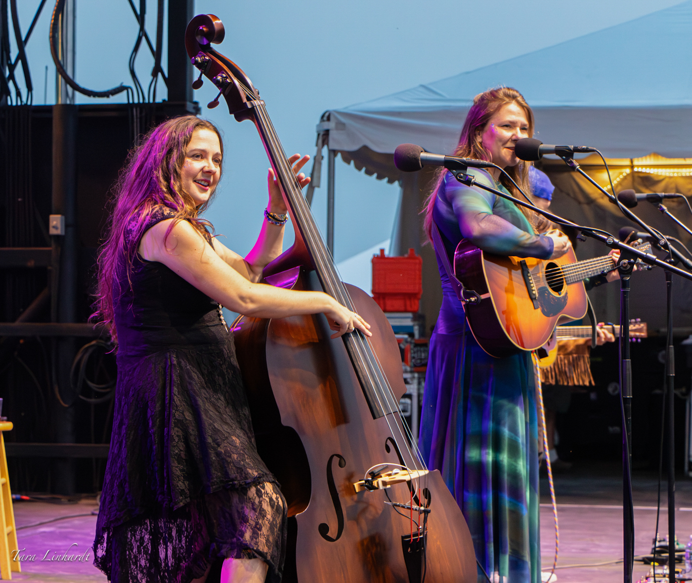 Della Mae at the 2026 Grey Fox Bluegrass Festival - photo © Tara Linhardt