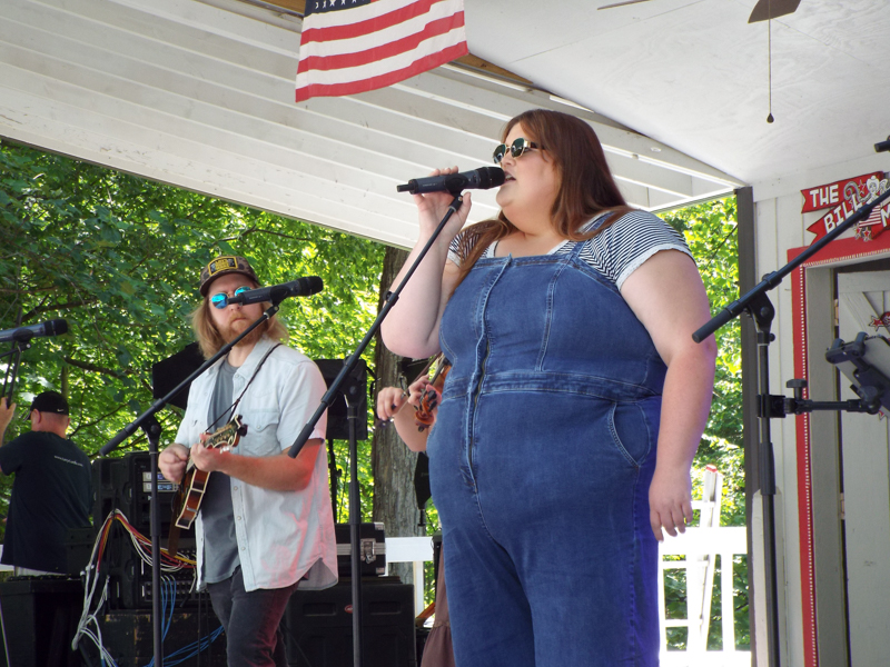 Rico Wallenda and Ali Vance with Downriver Collective at the Bill Monroe Bluegrass Festival - photo © Jack E. Harden