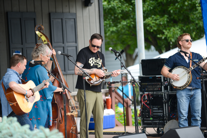 Andy Miller & The 145 at the 2026 Frankfort Bluegrass Festival - photo © Jerry Czupryn