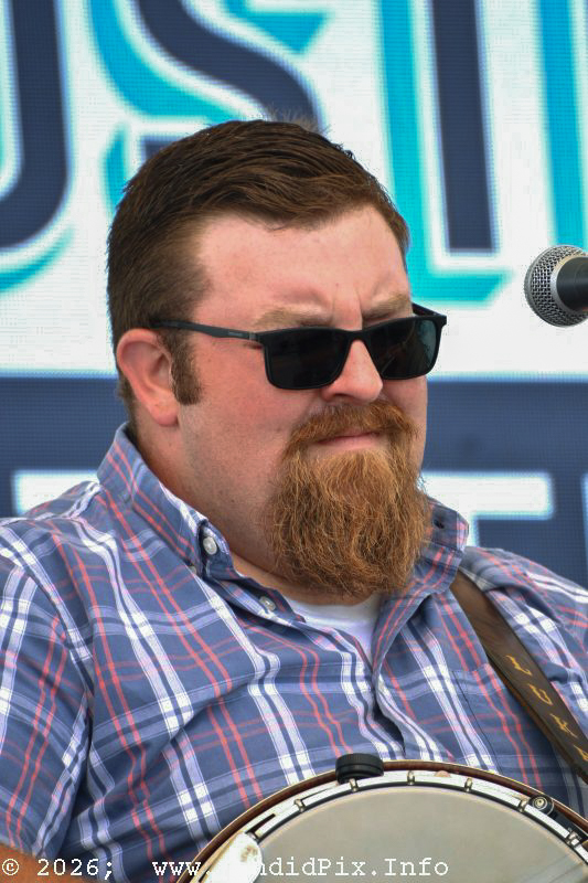 Luke Montgomery with Lincoln Mash & Heather Alley at Industrial Strength Summer Fest 2026 - photo © Bill Warren