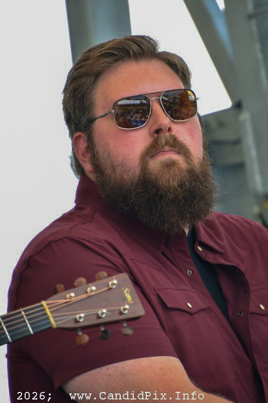 Austin Maynard with Lincoln Mash & Heather Alley at Industrial Strength Summer Fest 2026 - photo © Bill Warren