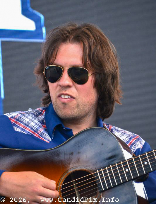 Rupert Hughes with The Often Herd at Industrial Strength Summer Fest 2026 - photo © Bill Warren