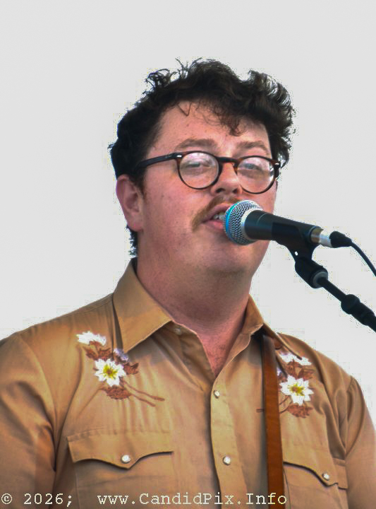 Evan Davies with The Often Herd at Industrial Strength Summer Fest 2026 - photo © Bill Warren