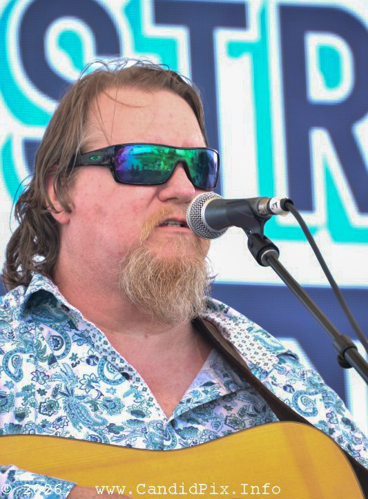 Tucker McCandless with The Edgar Loudermilk Band at Industrial Strength Summer Fest 2026 - photo © Bill Warren