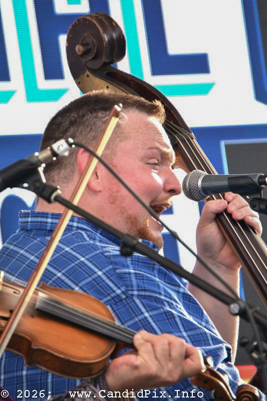 John Curtis Goad with The David Parmley Band at Industrial Strength Summer Fest 2026 - photo © Bill Warren