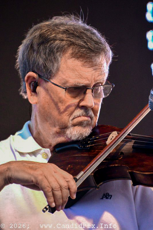 Mike Hartgrove with the Lonesome River Band at Industrial Strength Summer Fest 2026 - photo © Bill Warren