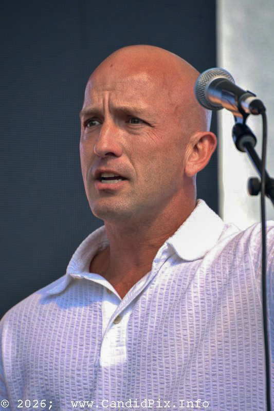 Eric Haddix with New Strength at the 2026 Industrial Strength Summer Fest - photo © Bill Warren