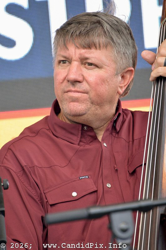 Kevin Lamm with Lorraine Jordan & Carolina Road at the 2026 Industrial Strength Summer Fest - photo © Bill Warren