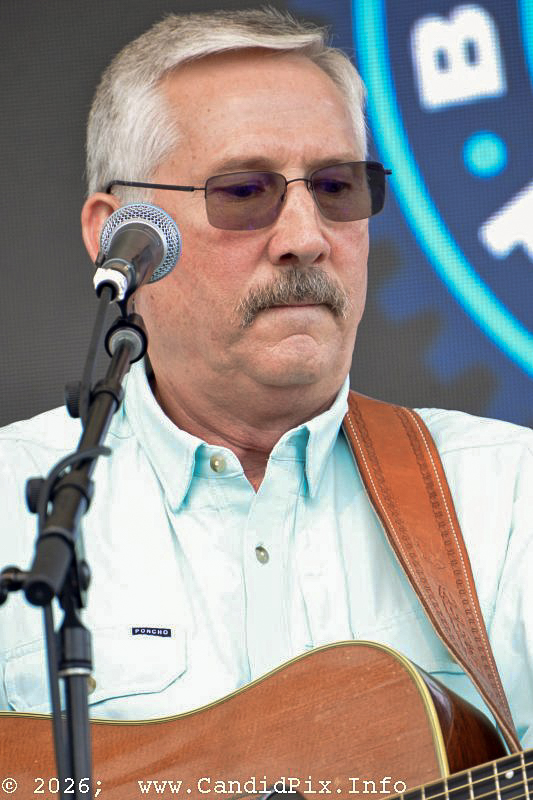 Allen Dyer with Lorraine Jordan & Carolina Road at the 2026 Industrial Strength Summer Fest - photo © Bill Warren
