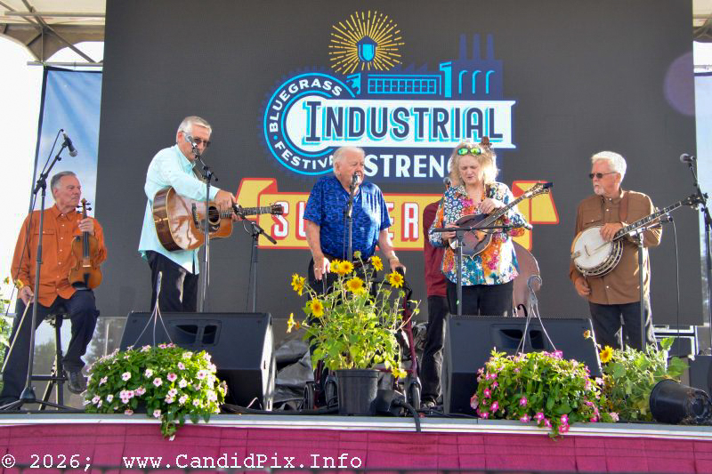 Paul Williams sings one with Lorraine Jordan & Carolina Road at the 2026 Industrial Strength Summer Fest - photo © Bill Warren