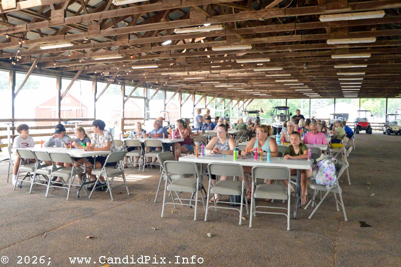 Bingo prior to the 2026 Marshall Bluegrass Festival - photo © Bill Warren