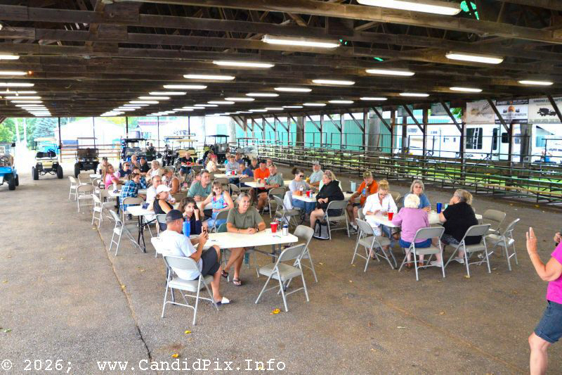 Bingo prior to the 2026 Marshall Bluegrass Festival - photo © Bill Warren