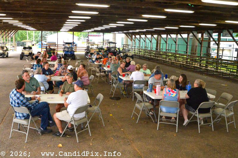 Euchre prior to the 2026 Marshall Bluegrass Festival - photo © Bill Warren