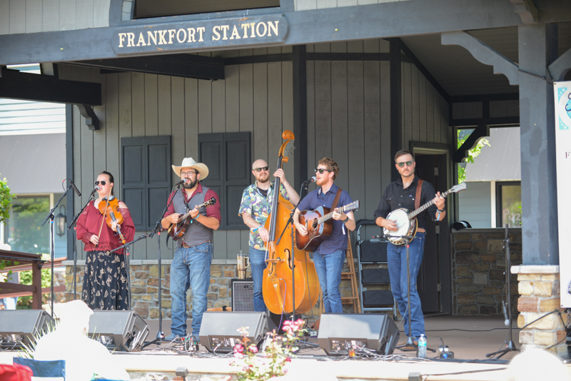 Nick Dumas & Branchline at the 2026 Frankfort Bluegrass Festival - photo © Jerry Czupryn