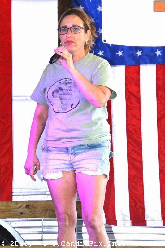 Karaoke prior to the 2026 Marshall Bluegrass Festival - photo © Bill Warren