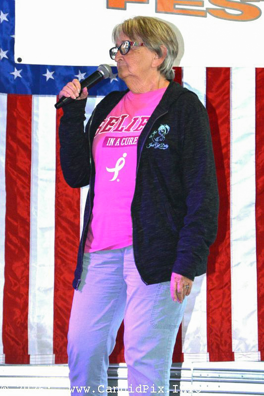 Karaoke prior to the 2026 Marshall Bluegrass Festival - photo © Bill Warren