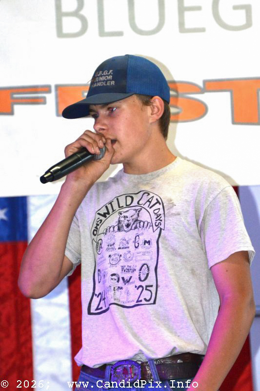 Karaoke prior to the 2026 Marshall Bluegrass Festival - photo © Bill Warren
