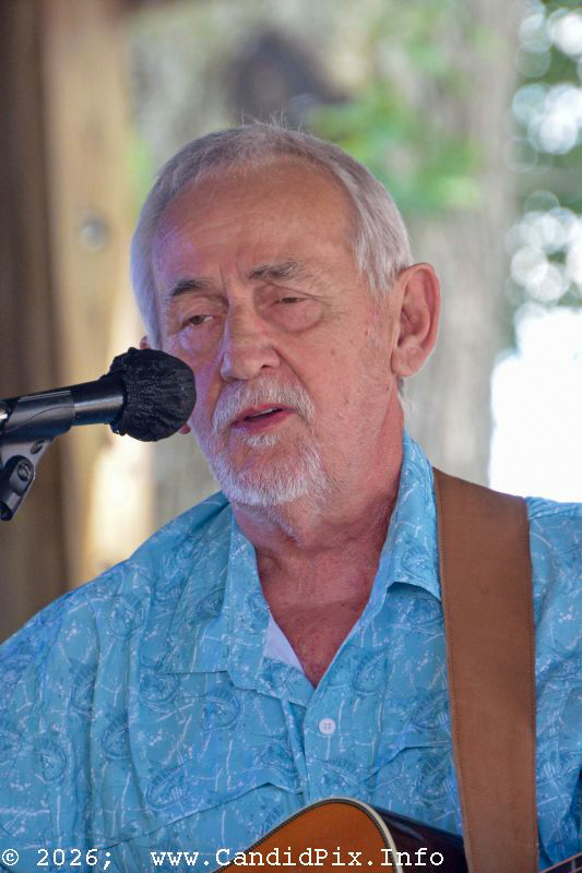 Jim Fox with Foxtail Grass at the 2026 Marshall Bluegrass Festival - photo © Bill Warren