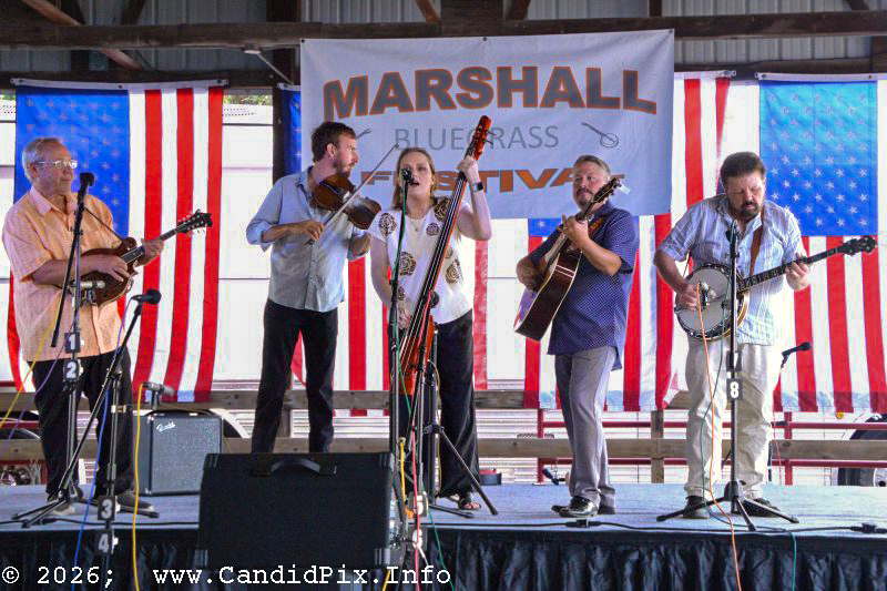 Harbourtown at the 2026 Marshall Bluegrass Festival - photo © Bill Warren