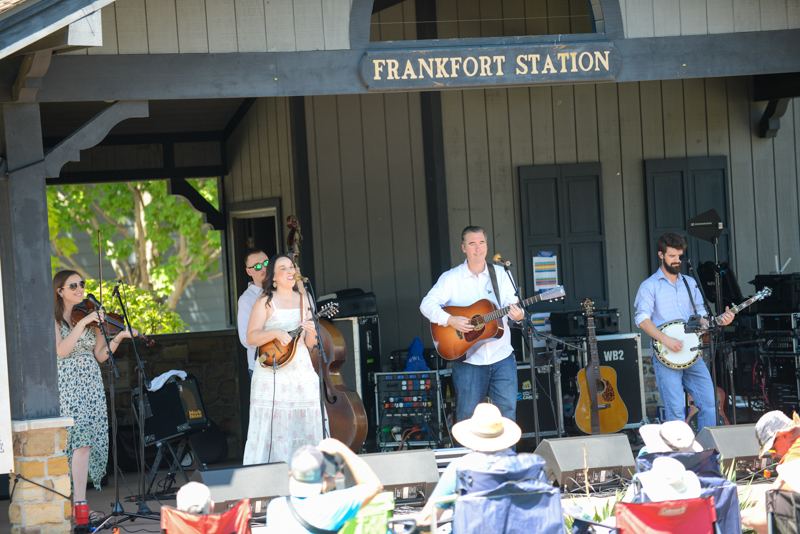 Darin & Brooke Aldridge at the 2026 Frankfort Bluegrass Festival - photo © Jerry Czupryn