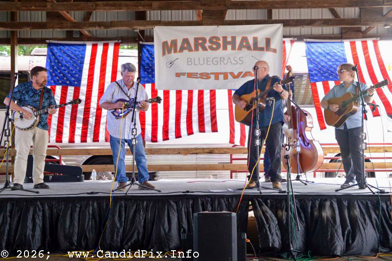 Forked Run at the 2026 Marshall Bluegrass Festival - photo © Bill Warren