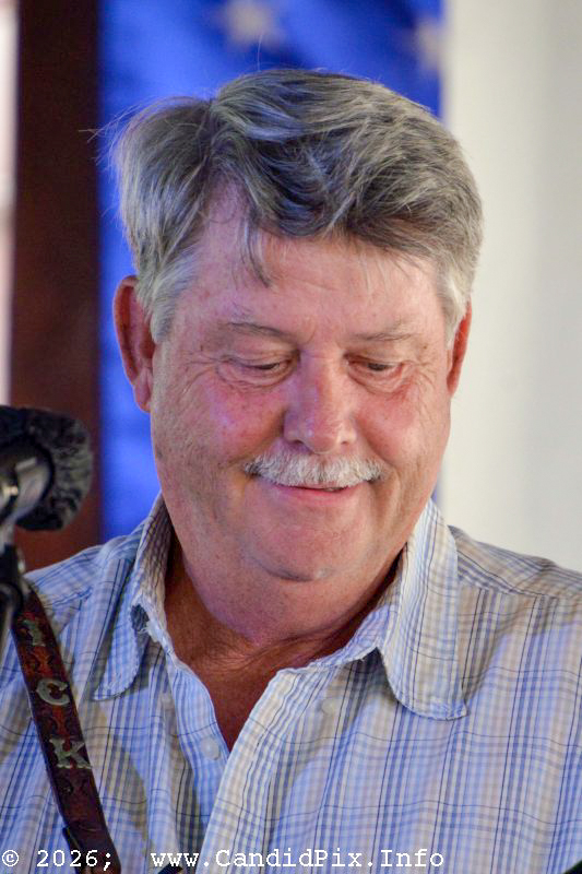 Rick Boring with Forked Run at the 2026 Marshall Bluegrass Festival - photo © Bill Warren