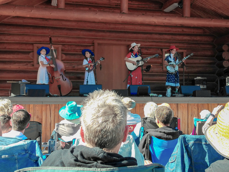 Alaskan Sunnyside Sisters at the 2026 Darrington Bluegrass Festival - photo © Mark Stidham