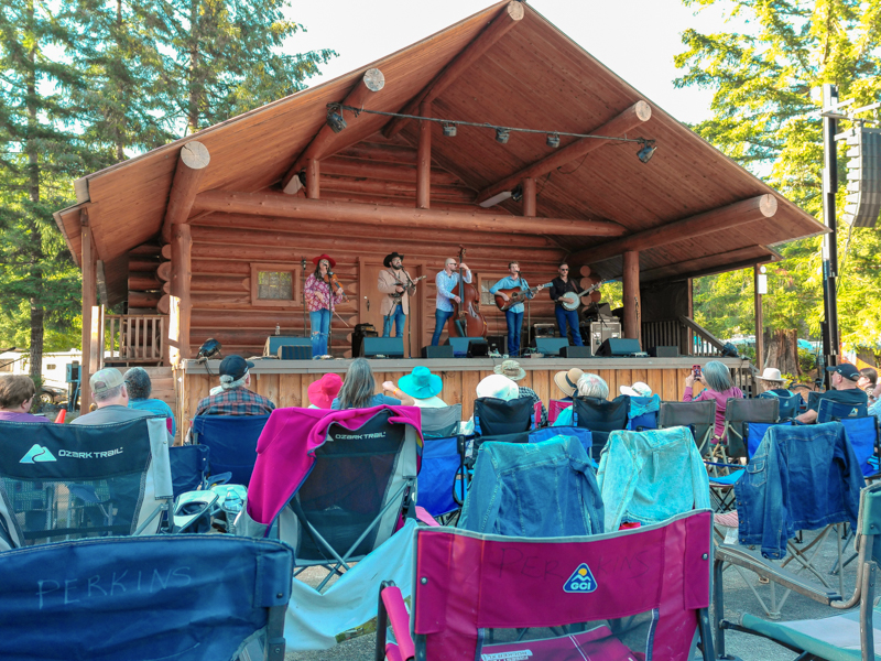 Nick Dumas & Branchline at the 2026 Darrington Bluegrass Festival - photo © Mark Stidham