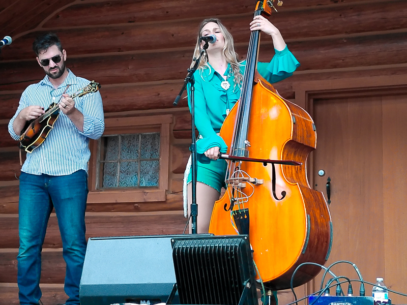 Shelby Means at the 2026 Darrington Bluegrass Festival - photo © Mark Stidham