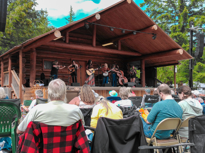 Sister Sadie at the 2026 Darrington Bluegrass Festival - photo © Mark Stidham