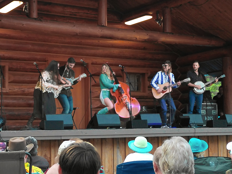 Shelby Means at the 2026 Darrington Bluegrass Festival - photo © Mark Stidham