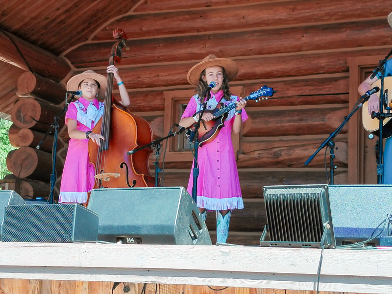 Alaskan Sunnyside Sisters at the 2026 Darrington Bluegrass Festival - photo © Mark Stidham