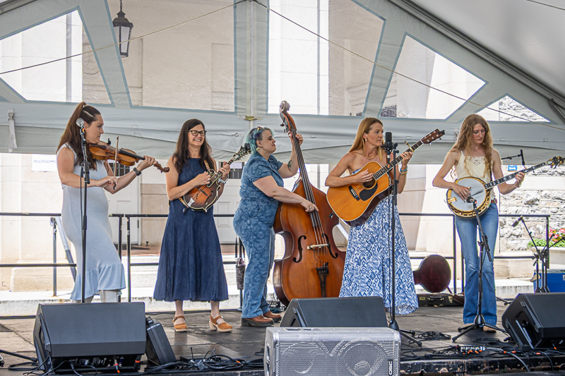 The Black-Eyed Suzies at the 2026 Bluegrass on the Grass at Dickinson College (7/11/26) - photo © Frank Baker