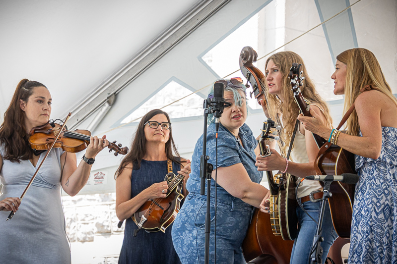The Black-Eyed Suzies at the 2026 Bluegrass on the Grass at Dickinson College (7/11/26) - photo © Frank Baker