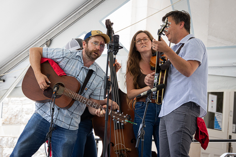 Tessa McCoy & the State Birds at the 2026 Bluegrass on the Grass festival - photo © Frank Baker