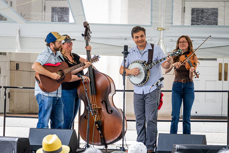 Tessa McCoy & the State Birds at the 2026 Bluegrass on the Grass festival - photo © Frank Baker