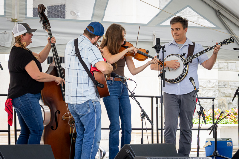 Tessa McCoy & the State Birds at the 2026 Bluegrass on the Grass festival - photo © Frank Baker